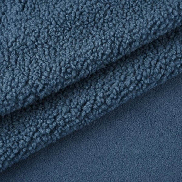Flannel dyed knitted fabric